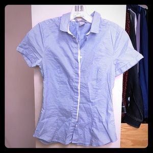 H&M stripe button up